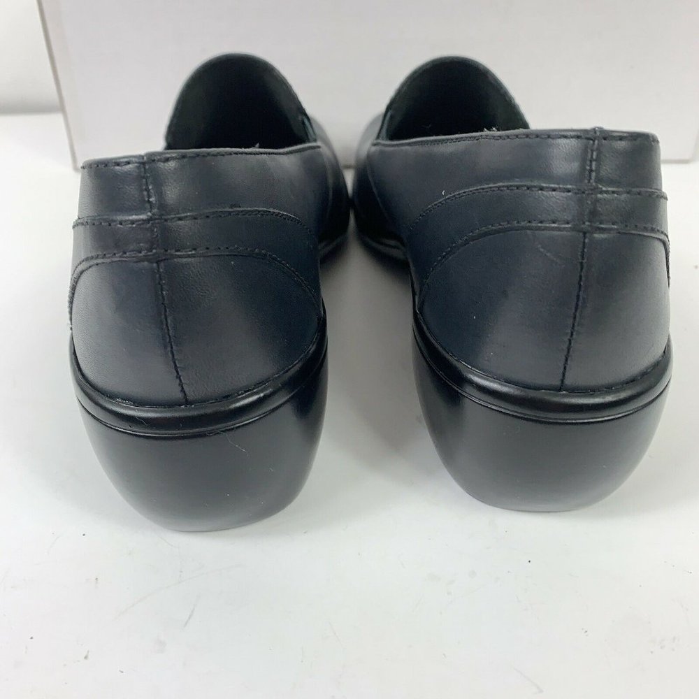 Clarks 84633 Blue Leather Slip On Loafer Wm Sz 7N - Picture 6 of 10